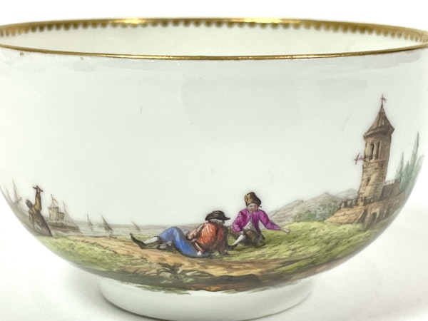 Pair of Marcolini Meissen cups and saucers - image 6