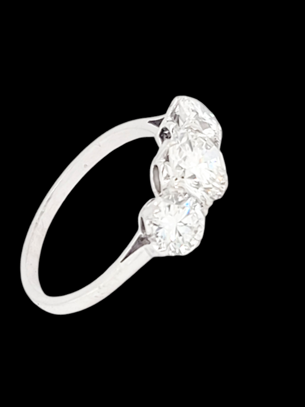 Trilogy diamond engagement ring SKU: 7503 DBGEMS - image 4