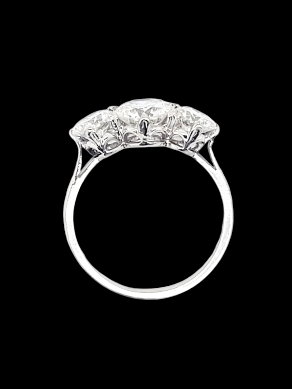 Trilogy diamond engagement ring SKU: 7503 DBGEMS - image 3