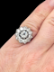 Antique old mine cut diamond cluster engagement ring SKU: 7504 DBGEMS - image 2