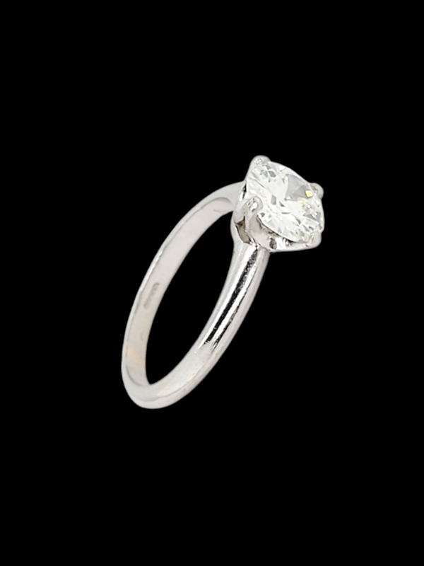 1.62ct old European transitional cut diamond ring SKU: 7523 DBGEMS - image 3