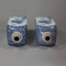 Pair of Chinese blue and white canisters, 18th century - image 2