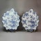 Pair of moulded Chinese leaf-shaped dishes, Qianlong (1736-95) - image 2