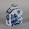 Chinese blue and white ribbed caddy, Qianlong (1736-95) - image 3