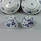 Pair of Chinese blue and white teabowls and saucers, Kangxi (1662-1722) - image 3