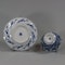 Chinese blue and white moulded teabowl and saucer, Kangxi (1662-1722) - image 2