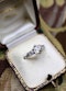 A very fine 1.60 Carat Old Cut Diamond & Platinum Solitaire Ring with French Cut Diamond Shoulders, English, Circa 1930 - image 4