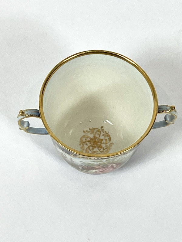 Meissen trembleuse cup,cover & saucer - image 12