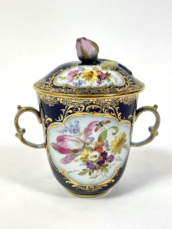 Meissen trembleuse cup,cover & saucer - image 3