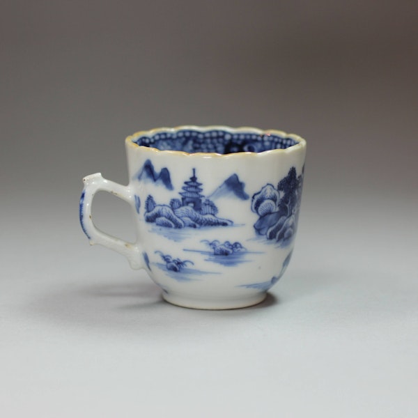 Chinese blue and white coffee cup, 18th century - image 4