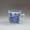 Chinese blue and white coffee cup, 18th century - image 1