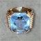 Stunning Vintage Blue Spinel Ring - image 2