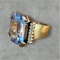 Stunning Vintage Blue Spinel Ring - image 3