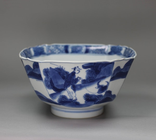 Chinese blue and white bowl, Kangxi (1662-1722) - image 5