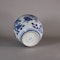 Chinese blue and white ovoid vase, Kangxi (1662-1722) - image 3