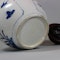 Chinese blue and white ginger jar with pierced wooden cover, Kangxi (1662-1722) - image 2