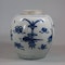 Chinese blue and white ginger jar with pierced wooden cover, Kangxi (1662-1722) - image 6