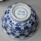 Chinese blue and white moulded bowl and saucer, Kangxi (1662-1722) - image 5