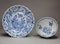 Chinese blue and white moulded bowl and saucer, Kangxi (1662-1722) - image 4