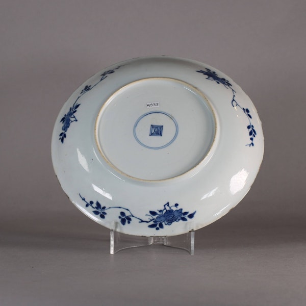 Chinese blue and white plate, Kangxi (1662-1722) - image 2