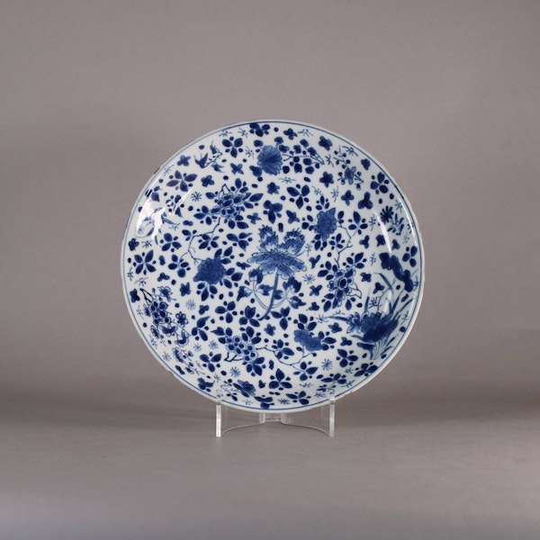 Chinese blue and white plate, Kangxi (1662-1722) - image 1