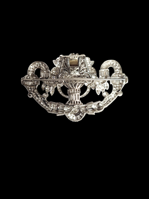 Rare Transforming Art deco diamond diamond Giardinetti brooch SKU: 7580 DBGEMS - image 6