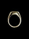 Fine bloodstone seal engraved 18ct gold signet ring SKU: 7582 DBGEMS - image 4