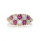 Antique Victorian Diamond and Ruby Ring - image 2