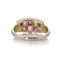 Antique Victorian Diamond and Ruby Ring - image 4