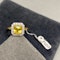 Yellow Sapphire Diamond Ring in 18ct Yellow/White Gold date circa 1970, SHAPIRO & Co since1979 - image 4