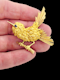 Quality 1960's vintage cute bird 18ct gold brooch SKU: 7605 DBGEMS - image 2