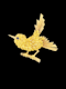 Quality 1960's vintage cute bird 18ct gold brooch SKU: 7605 DBGEMS - image 1