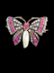 Fine Antique Ruby, diamond and natural pearl butterfly brooch SKU: 7600 DBGEMS - image 1