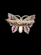 Fine Antique Ruby, diamond and natural pearl butterfly brooch SKU: 7600 DBGEMS - image 3