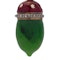 Faberge gold, diamond enamel, nephrite acorn pendant, workmaster Michael Perchin, circa 1900 - image 3