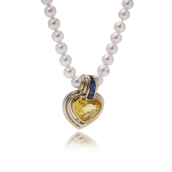 Van Cleef & Arpels 18kt Gold Pearl Necklace - image 4