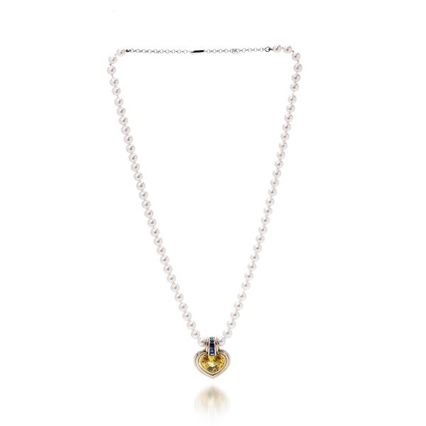 Van Cleef & Arpels 18kt Gold Pearl Necklace - image 2