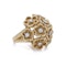 Kutchinsky 18kt Gold Diamond cluster ring - image 3