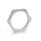 Montblanc 18kt white gold diamond band ring. - image 5