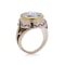 Victorian 15kt gold rose-cut diamond ring - image 3