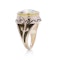 Victorian 15kt gold rose-cut diamond ring - image 4