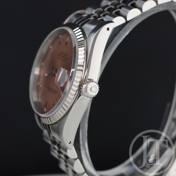 Rolex Datejust 36mm 16234 Salmon Roman Jubilee 1990 - image 3