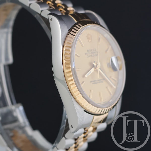 Rolex Datejust 36mm 16233 Matte Champagne Dial Jubilee 1991 - image 3