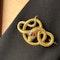 Antique Victorian Snake Brooch.  Saddingtons 375 - image 2