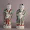 Two exceptional Chinese famille verte figures of boys holding jars, Kangxi (1662-1722) - image 1