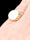 Vintage heavy 9ct gold signet ring SKU: 7630 DBGEMS - image 2