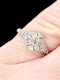 Edwardian diamond openwork ring SKU: 7627 DBGEMS - image 3