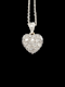 Old mine cut diamond heart pendant SKU: 7624 DBGEMS - image 1