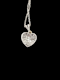 Old mine cut diamond heart pendant SKU: 7624 DBGEMS - image 3