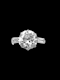 2.60cts old European transitional cut diamond and baguette diamond engagement ring SKU: 7621 DBGEMS - image 2